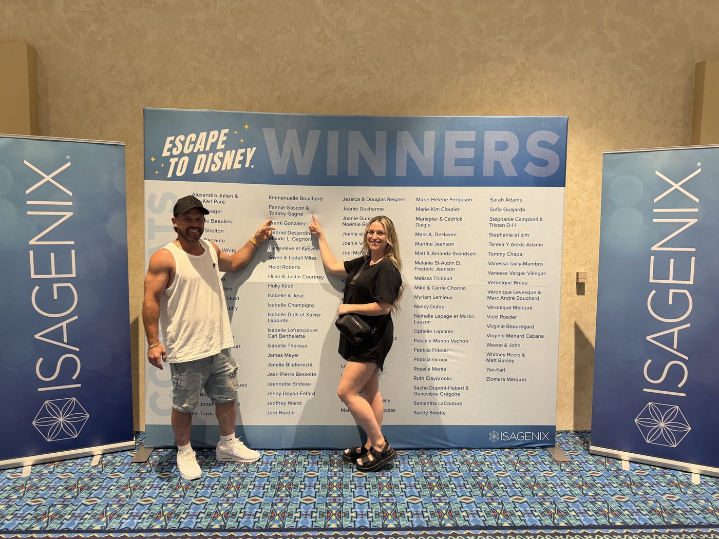 Escape to Disney winners